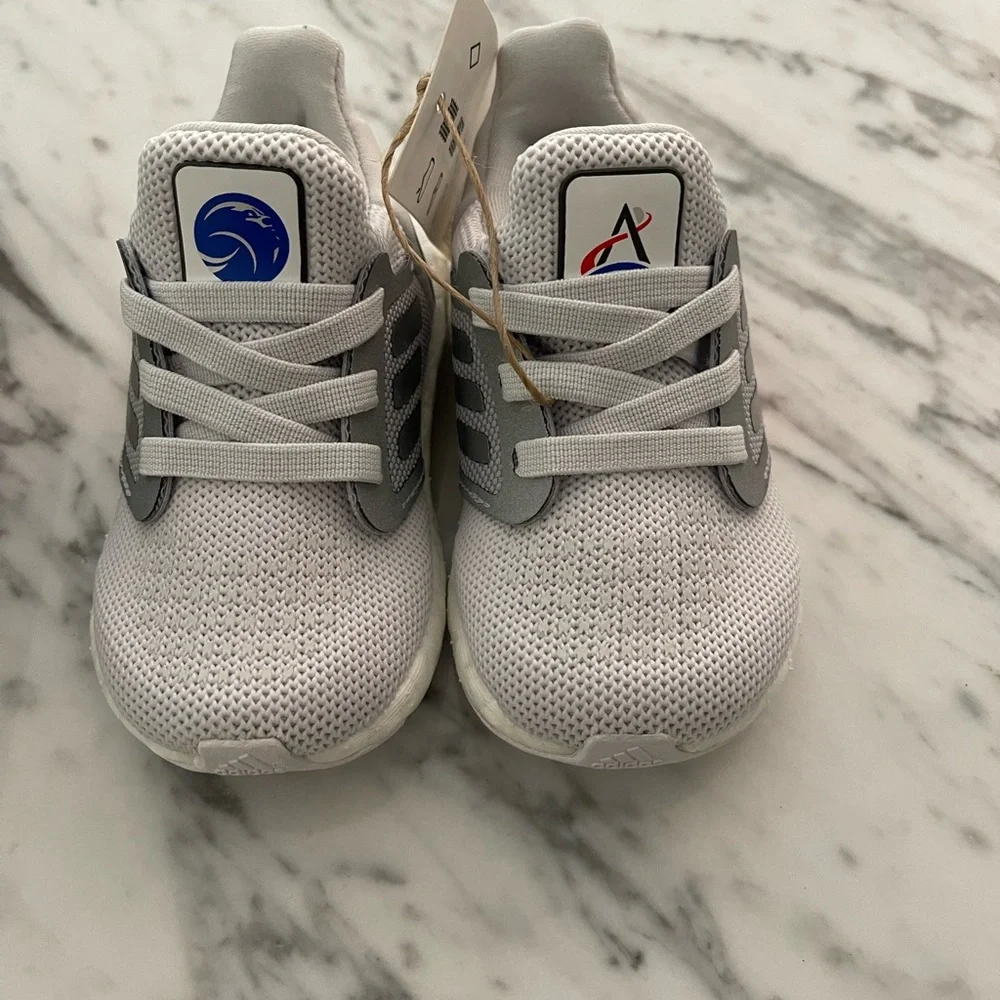 adidas UltraBoost 20 x NASA ISS Running Sneaker-Dash Gray/Silver/Silver